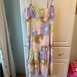 Showpo Dress in Pastel Florals